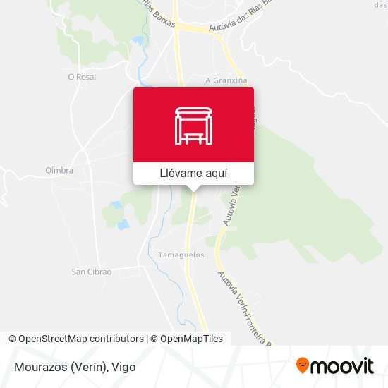 Mapa Mourazos (Verín)