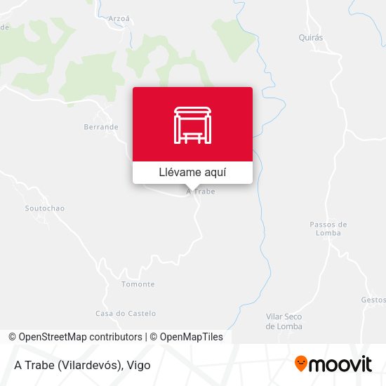 Mapa A Trabe (Vilardevós)