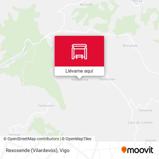 Mapa Rexosende (Vilardevós)