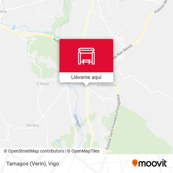 Mapa Tamagos (Verín)
