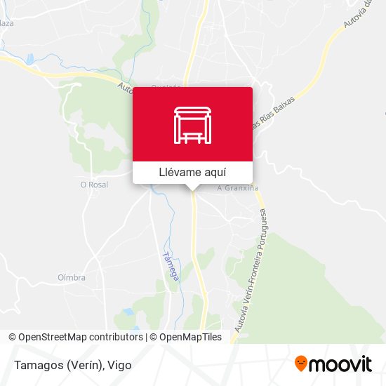 Mapa Tamagos (Verín)