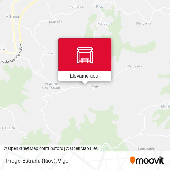 Mapa Progo-Estrada (Riós)