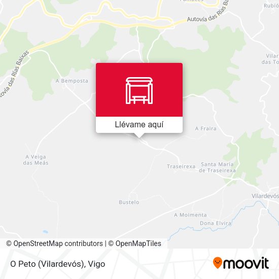 Mapa O Peto (Vilardevós)