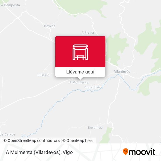 Mapa A Muimenta (Vilardevós)