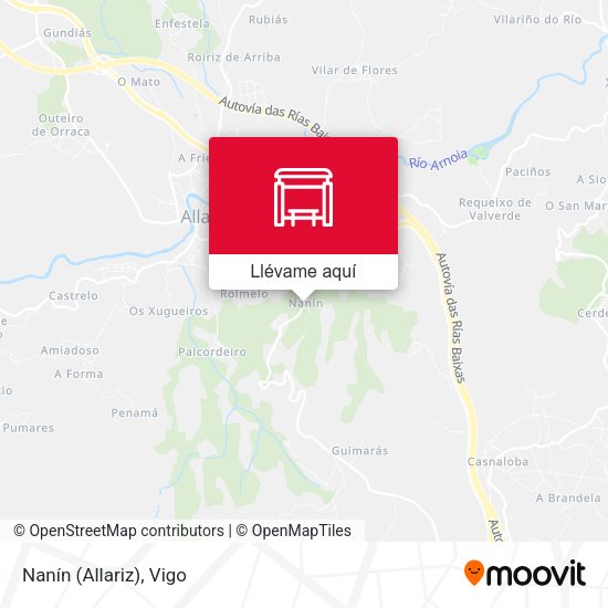 Mapa Nanín (Allariz)