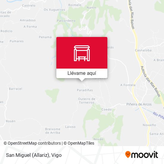 Mapa San Miguel (Allariz)