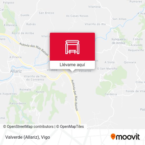 Mapa Valverde (Allariz)