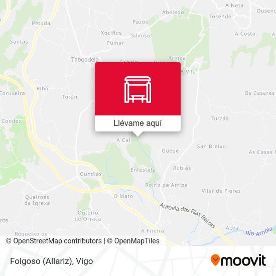Mapa Folgoso (Allariz)