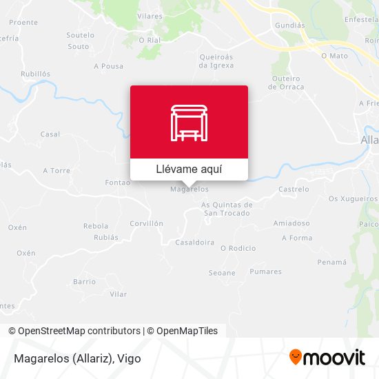 Mapa Magarelos (Allariz)