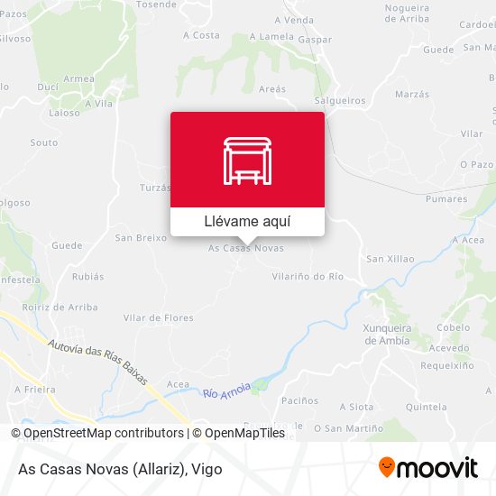 Mapa As Casas Novas (Allariz)