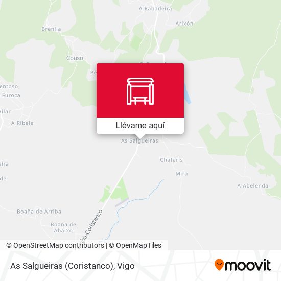 Mapa As Salgueiras (Coristanco)