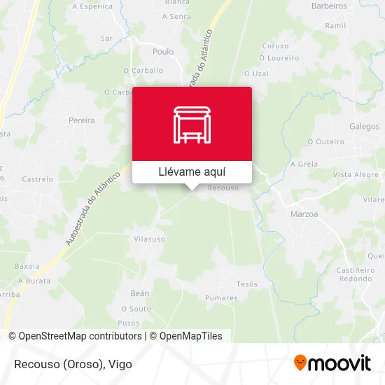 Mapa Recouso (Oroso)