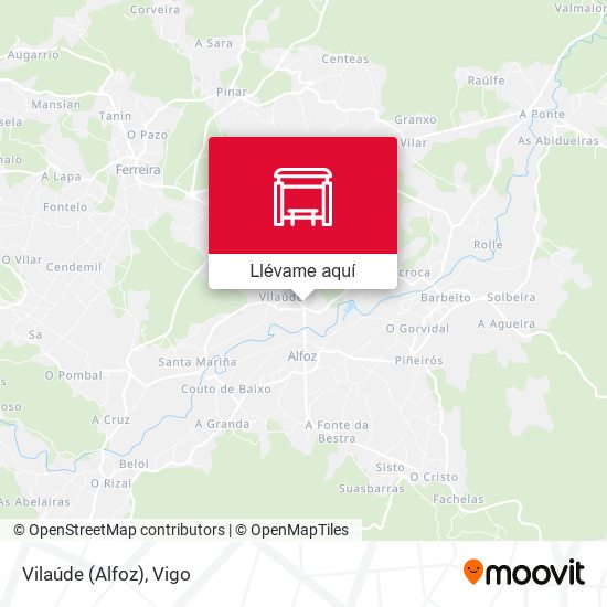 Mapa Vilaúde (Alfoz)