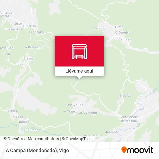 Mapa A Campa (Mondoñedo)
