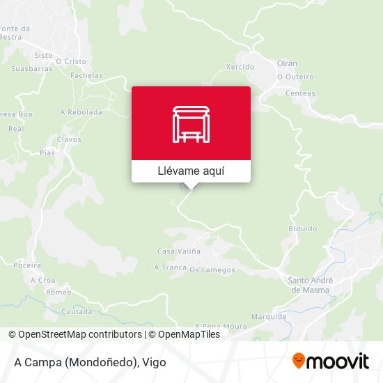 Mapa A Campa (Mondoñedo)