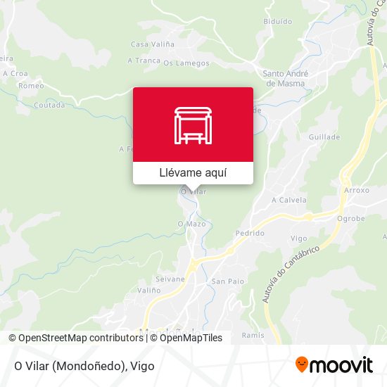 Mapa O Vilar (Mondoñedo)
