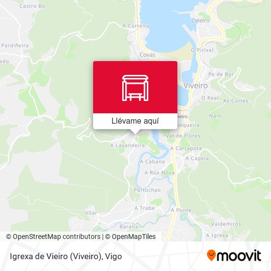 Mapa Igrexa de Vieiro (Viveiro)