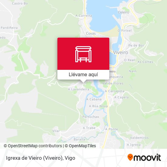 Mapa Igrexa de Vieiro (Viveiro)
