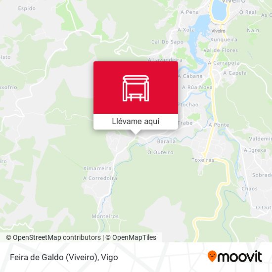 Mapa Feira de Galdo (Viveiro)