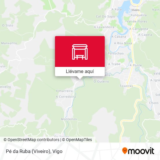 Mapa Pé da Ruba (Viveiro)