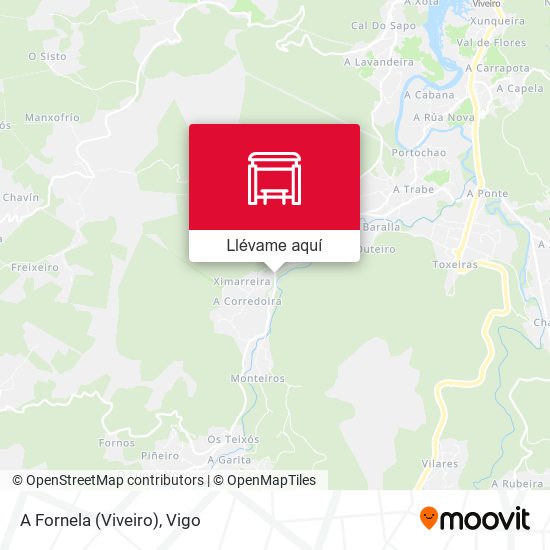 Mapa A Fornela (Viveiro)