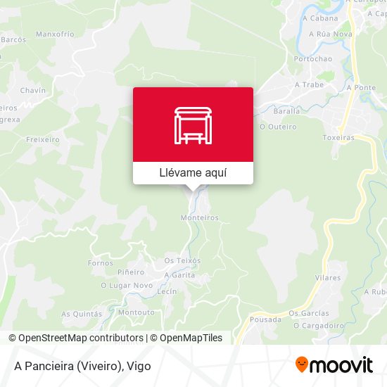 Mapa A Pancieira (Viveiro)
