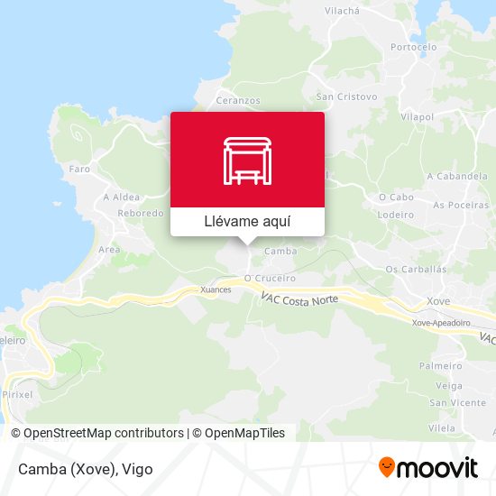Mapa Camba (Xove)