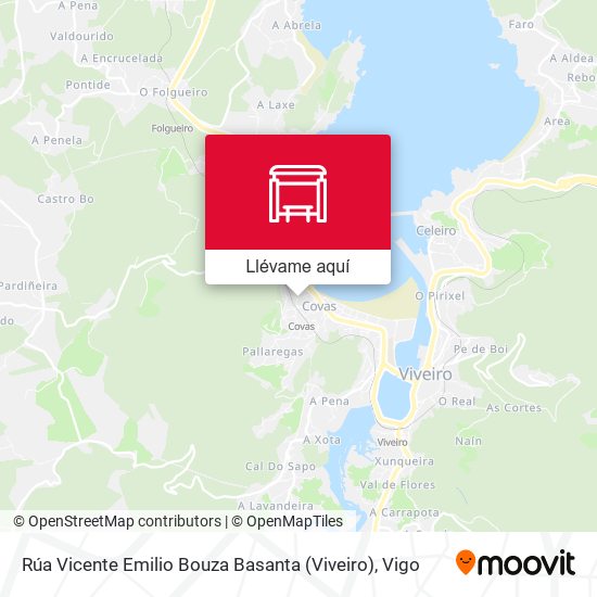 Mapa Rúa Vicente Emilio Bouza Basanta (Viveiro)