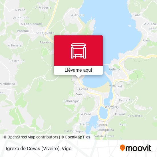 Mapa Igrexa de Covas (Viveiro)