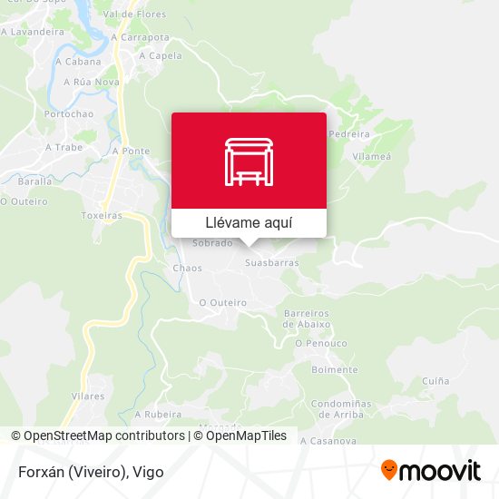 Mapa Forxán (Viveiro)