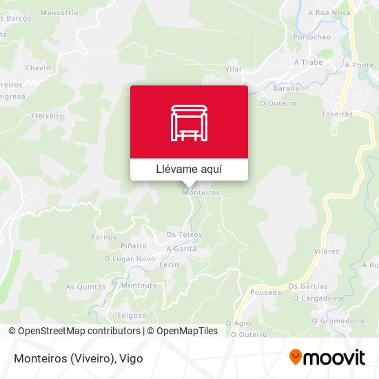 Mapa Monteiros (Viveiro)