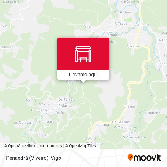 Mapa Penaedrá (Viveiro)