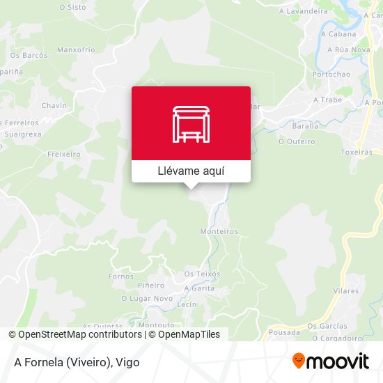 Mapa A Fornela (Viveiro)