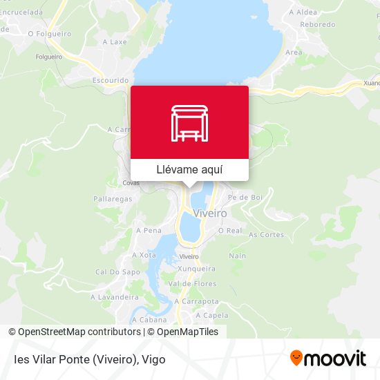 Mapa Ies Vilar Ponte (Viveiro)