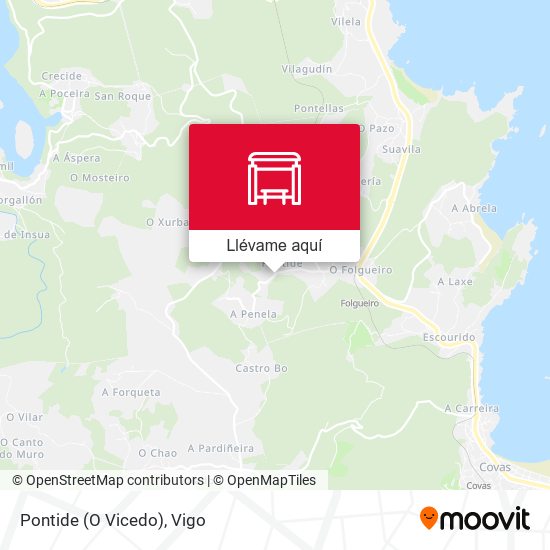 Mapa Pontide (O Vicedo)