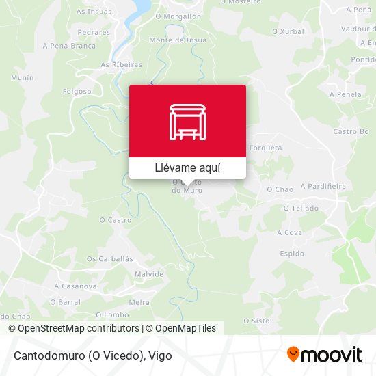 Mapa Cantodomuro (O Vicedo)