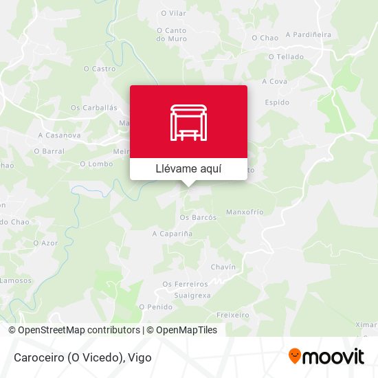 Mapa Caroceiro (O Vicedo)