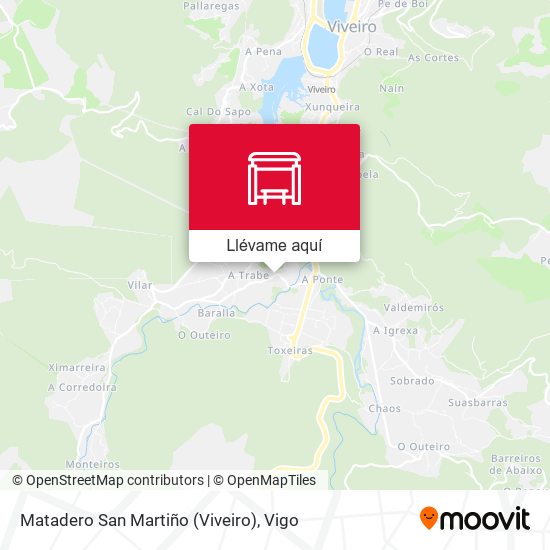 Mapa Matadero San Martiño (Viveiro)