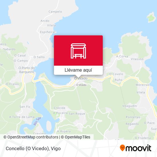 Mapa Concello (O Vicedo)