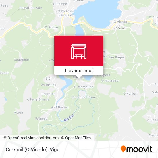 Mapa Creximil (O Vicedo)