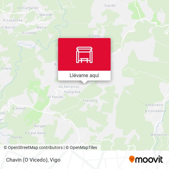 Mapa Chavín (O Vicedo)