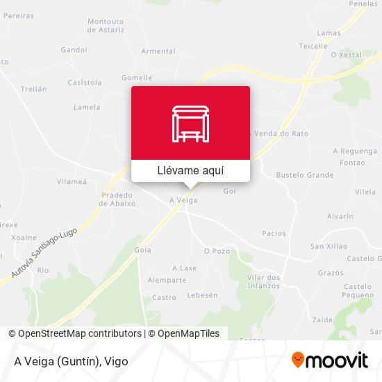 Mapa A Veiga (Guntín)