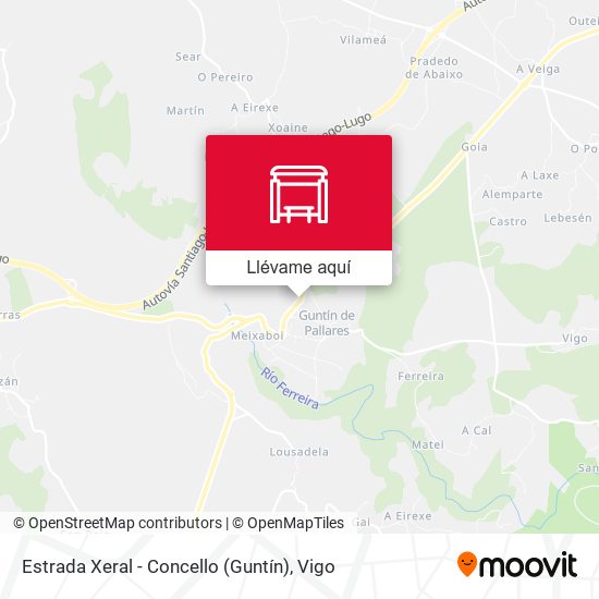 Mapa Estrada Xeral - Concello (Guntín)