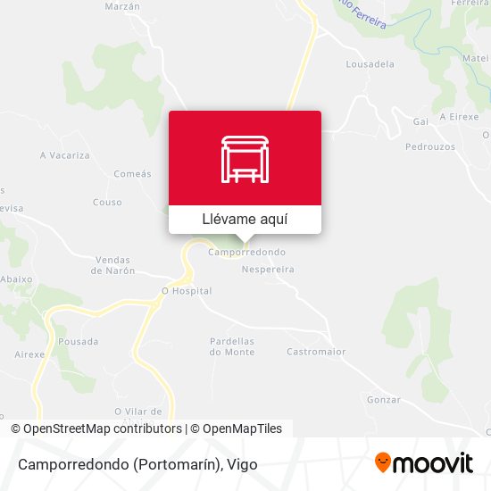 Mapa Camporredondo (Portomarín)