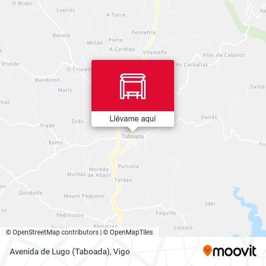Mapa Avenida de Lugo (Taboada)