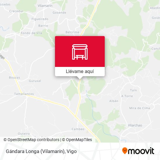 Mapa Gándara Longa (Vilamarín)