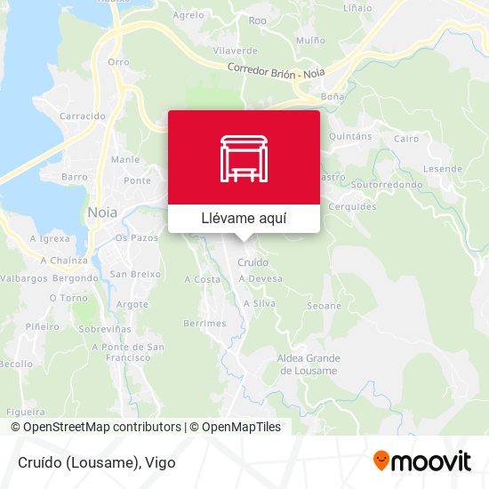 Mapa Cruído (Lousame)
