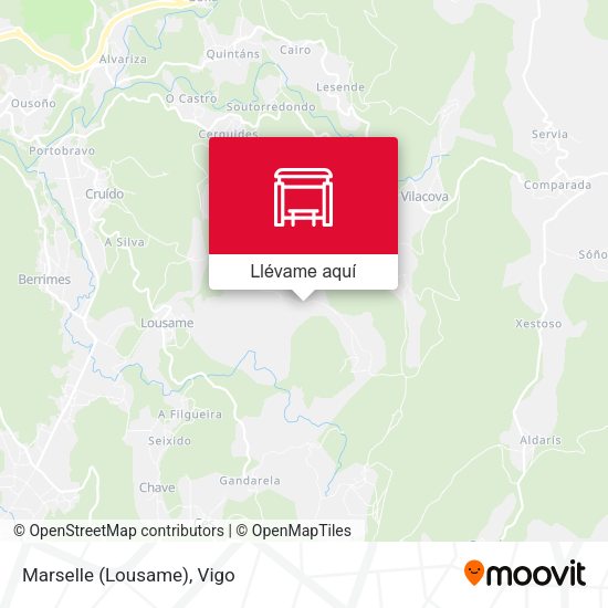 Mapa Marselle (Lousame)