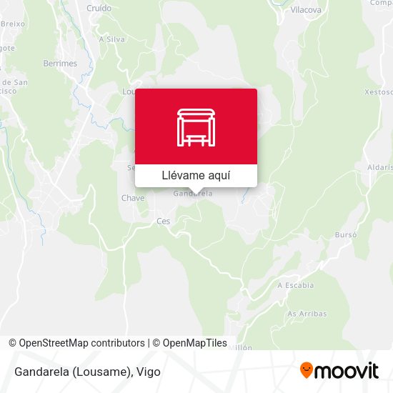 Mapa Gandarela (Lousame)