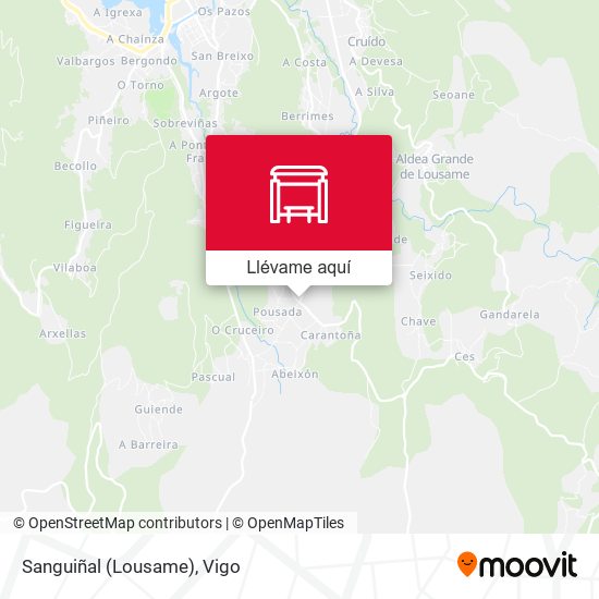 Mapa Sanguiñal (Lousame)